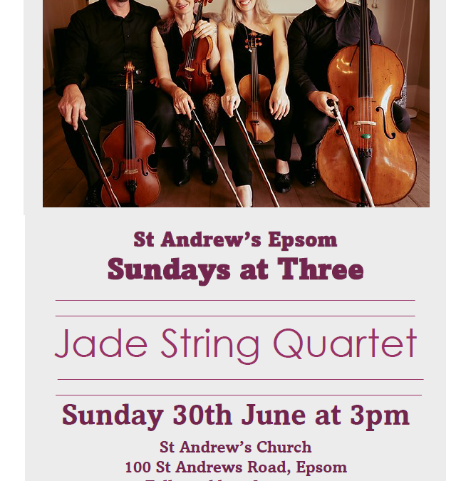 Sundays at Three 30 June